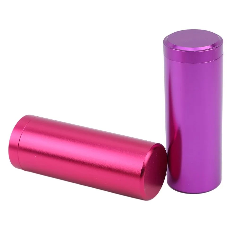 Boîte à thé nomade en aluminium rouge