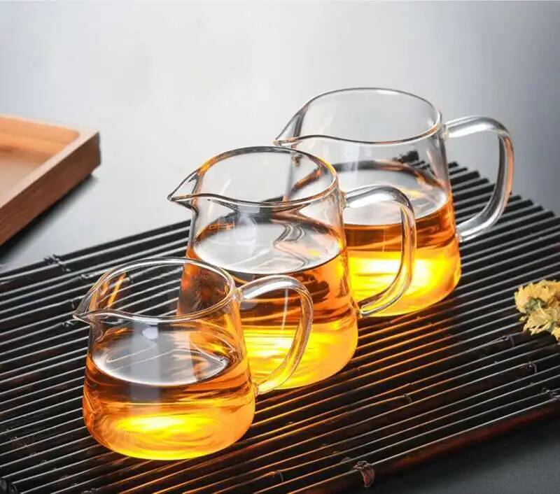 Coupe gongdao en verre pour servir le thé