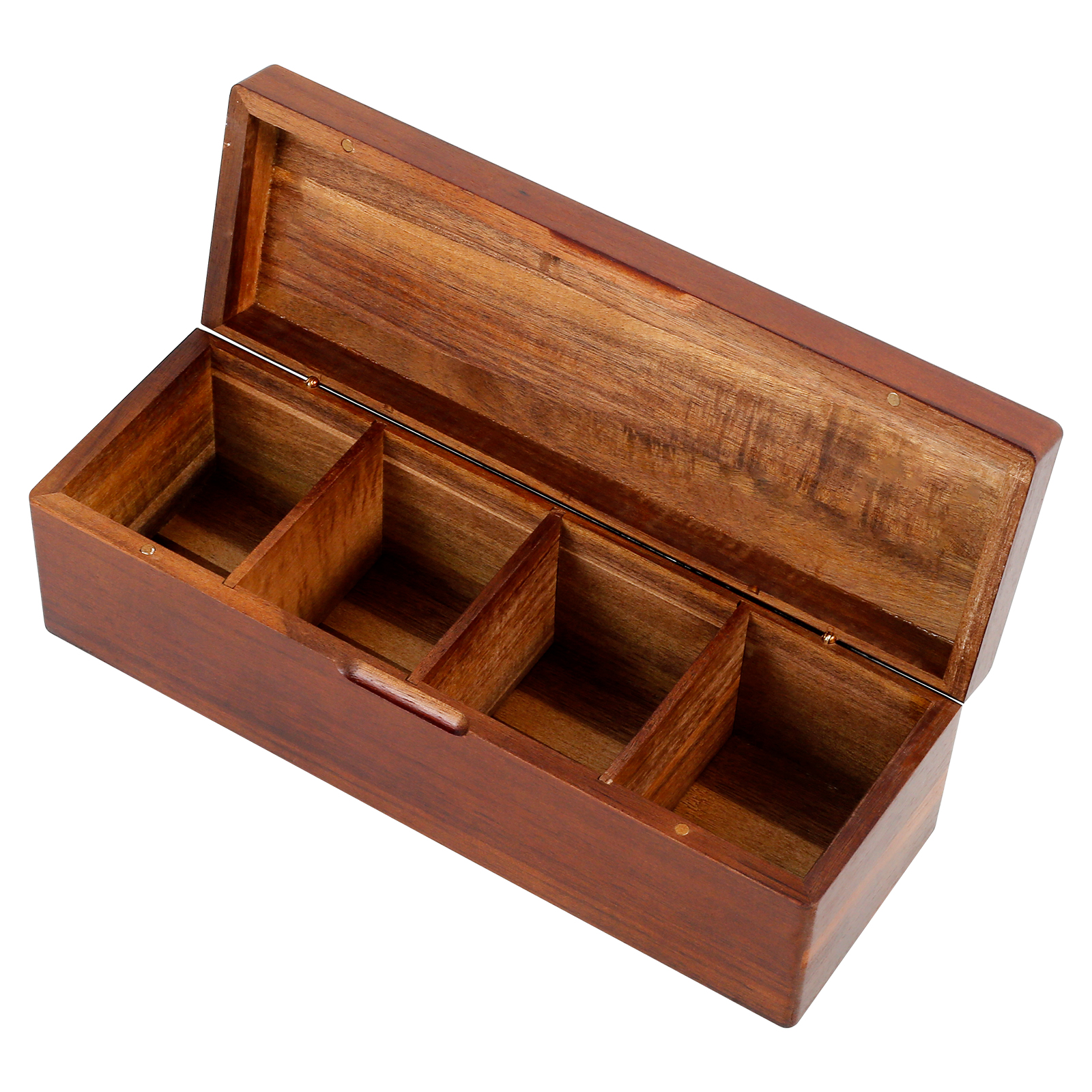 Coffret à thé en bois, 4 ou 8 compartiments