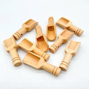 Cuillère doseuse en bois pour feuilles de thé