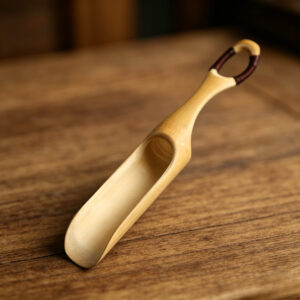 Cuillère en bambou pour cérémonie du thé