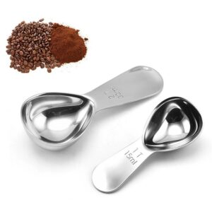 Cuillères doseuses en inox 15 et 30 ml pour le thé
