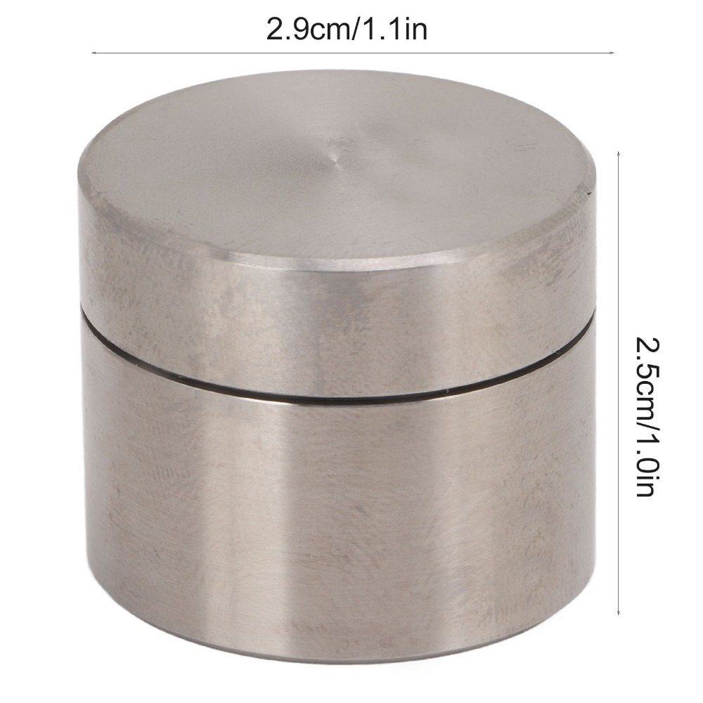 Petit étui à thé inox de 10 ml avec ses dimensions