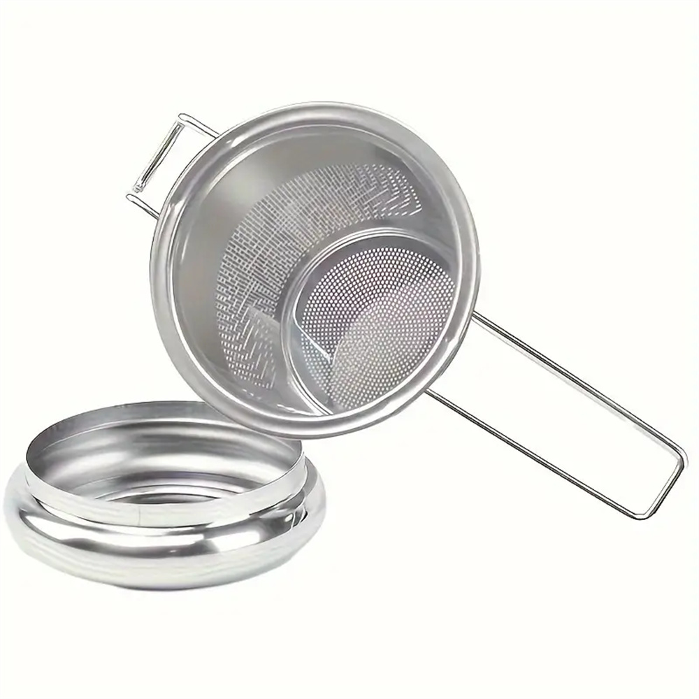 Panier perforé et couvercle du filtre à thé inox