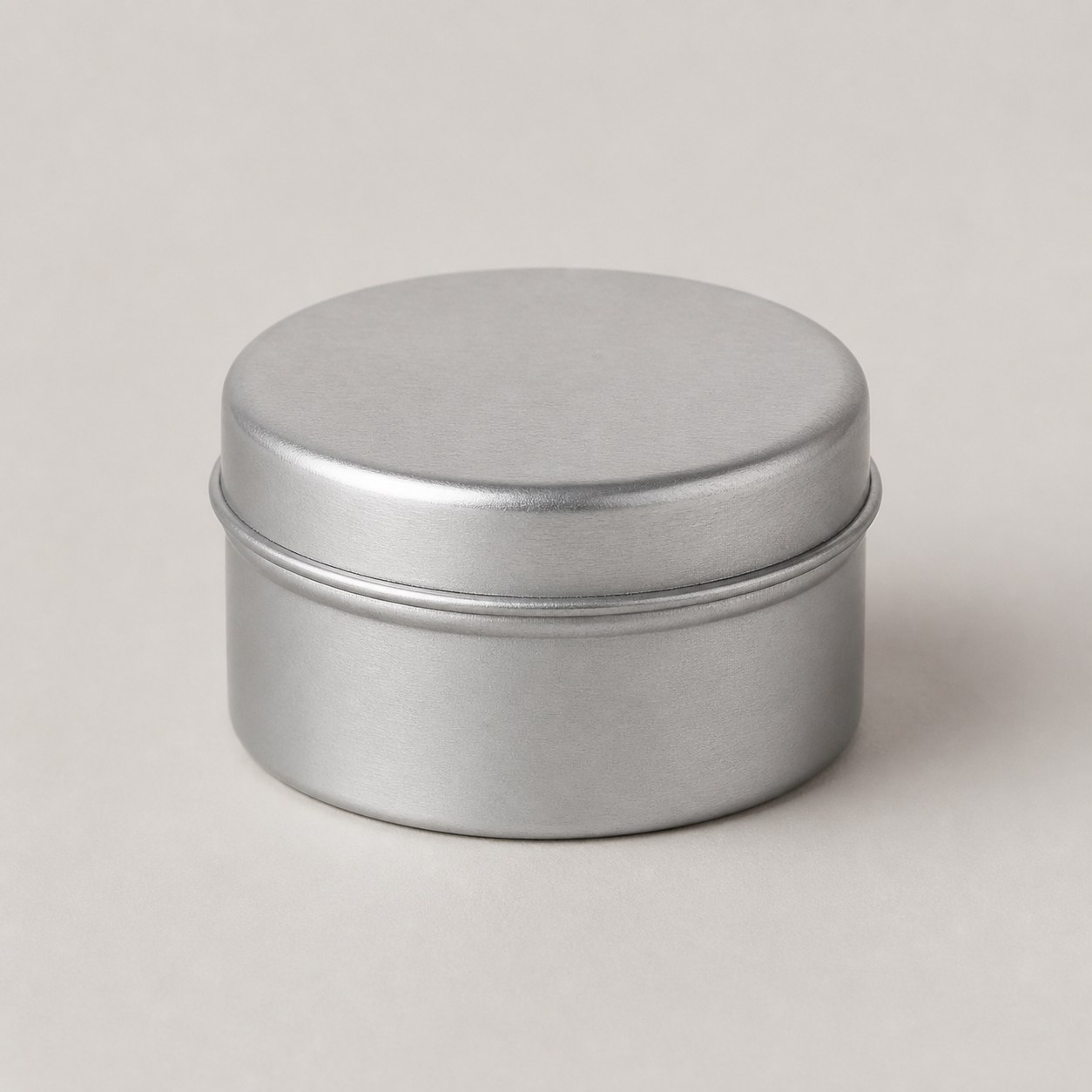 Mini boîte à thé ronde en métal 30 ml