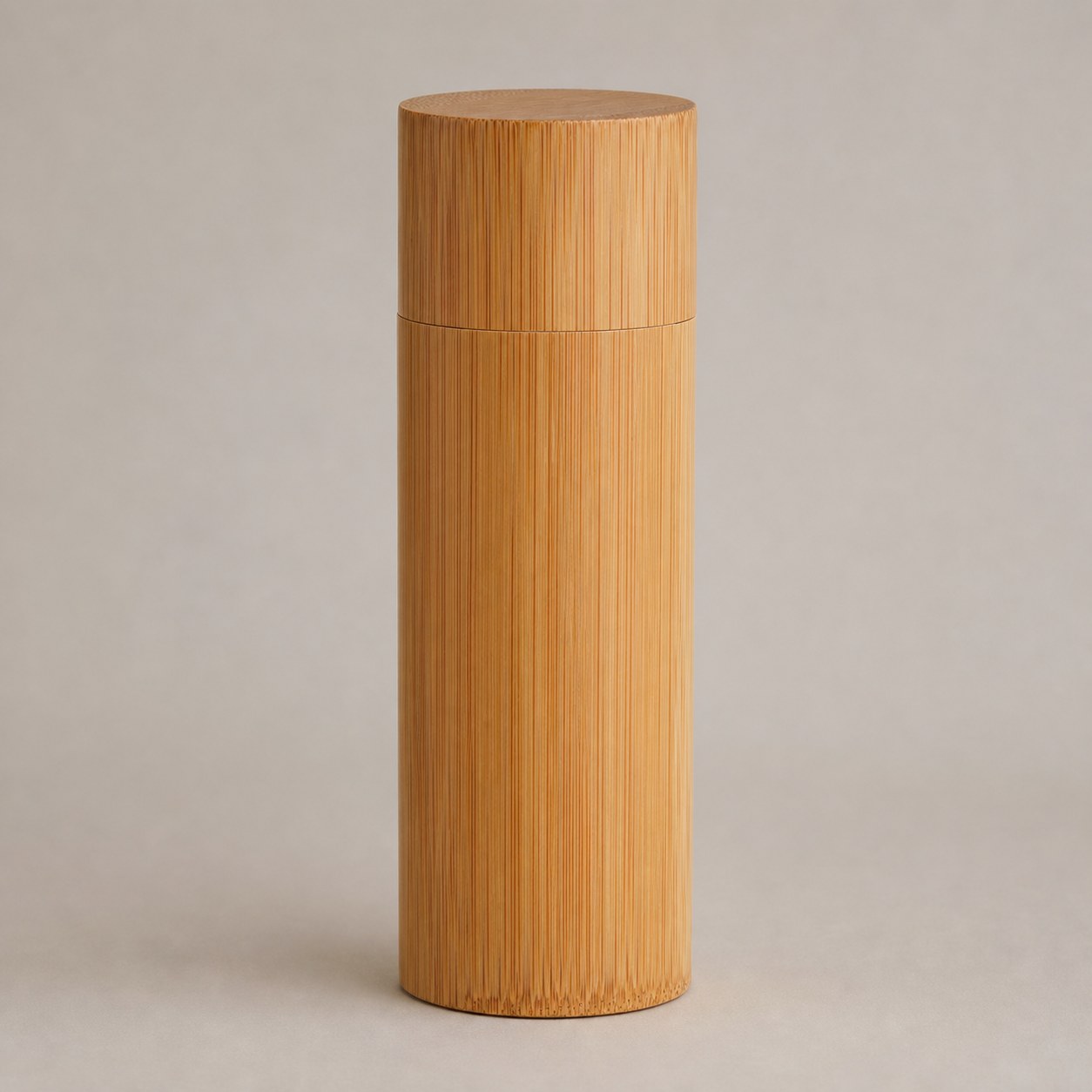 Tubes de rangement à thé en bambou naturel