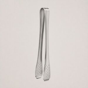 Pince à sachet de thé inox 12 cm finition argentée