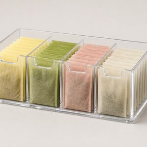 Organisateur transparent pour sachets de thé