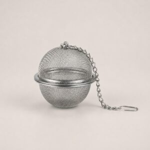 Infuseur à thé inox à mailles fines avec chaîne – taille S