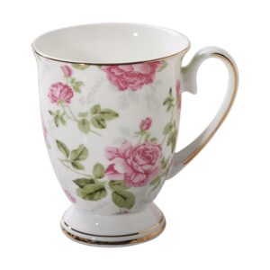 Grande tasse à thé en céramique à motifs