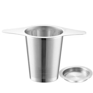 Infuseur à thé inox avec poignée suspendue