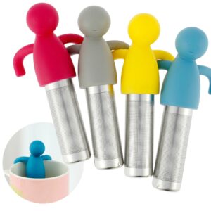 Infuseur à thé personnage en silicone et inox