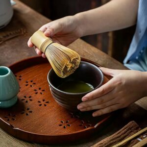 Kit matcha en bambou avec fouet et cuillère