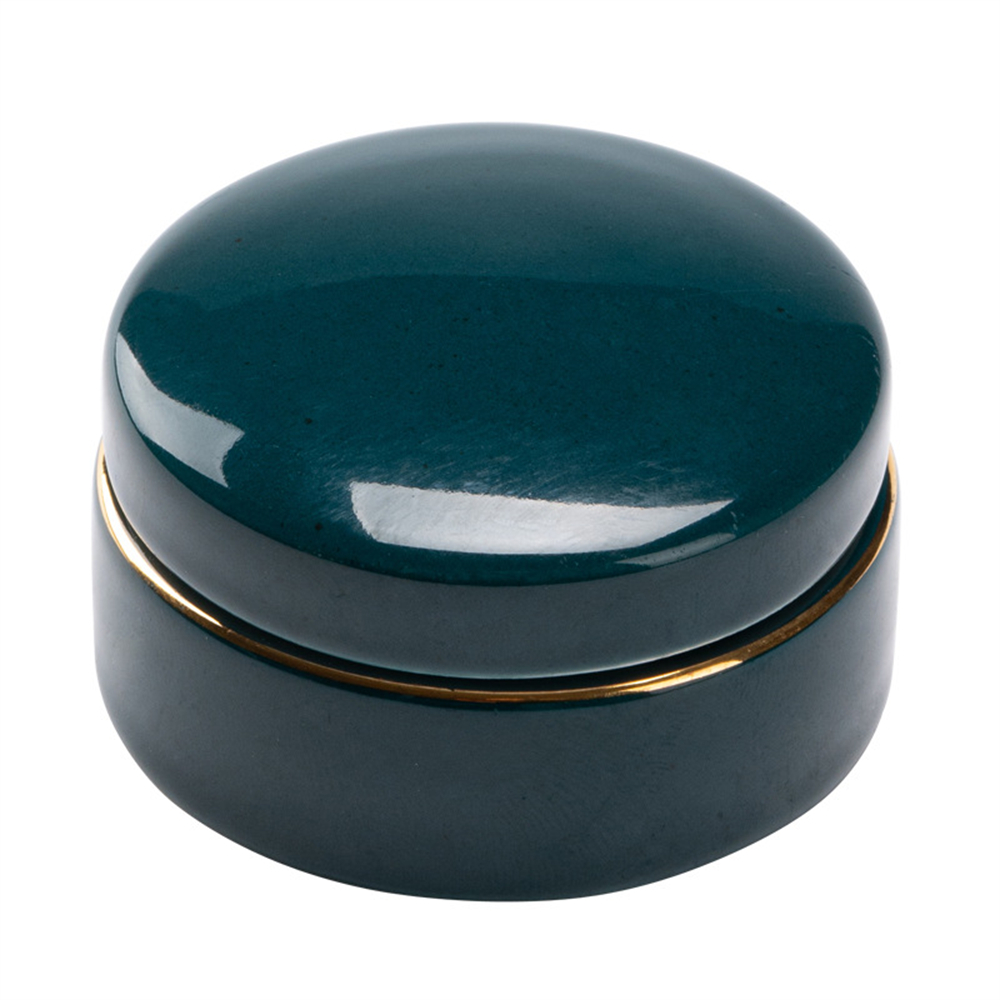 Mini boîte à thé en céramique colorée
