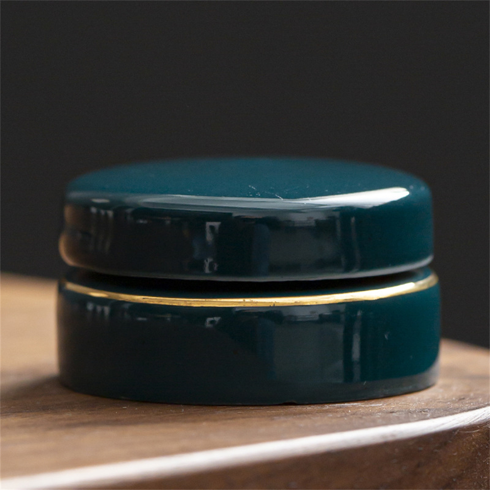 Mini boîte à thé en céramique colorée