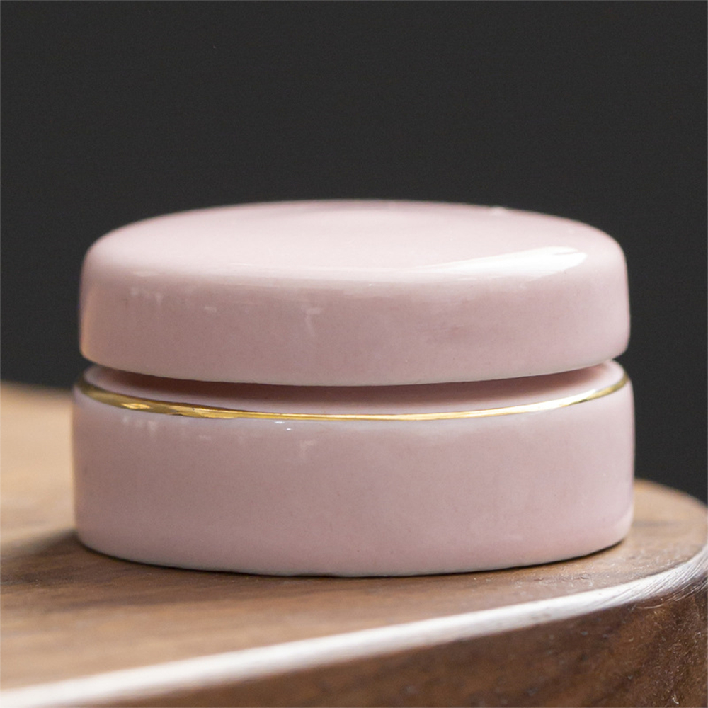 Mini boîte à thé en céramique colorée