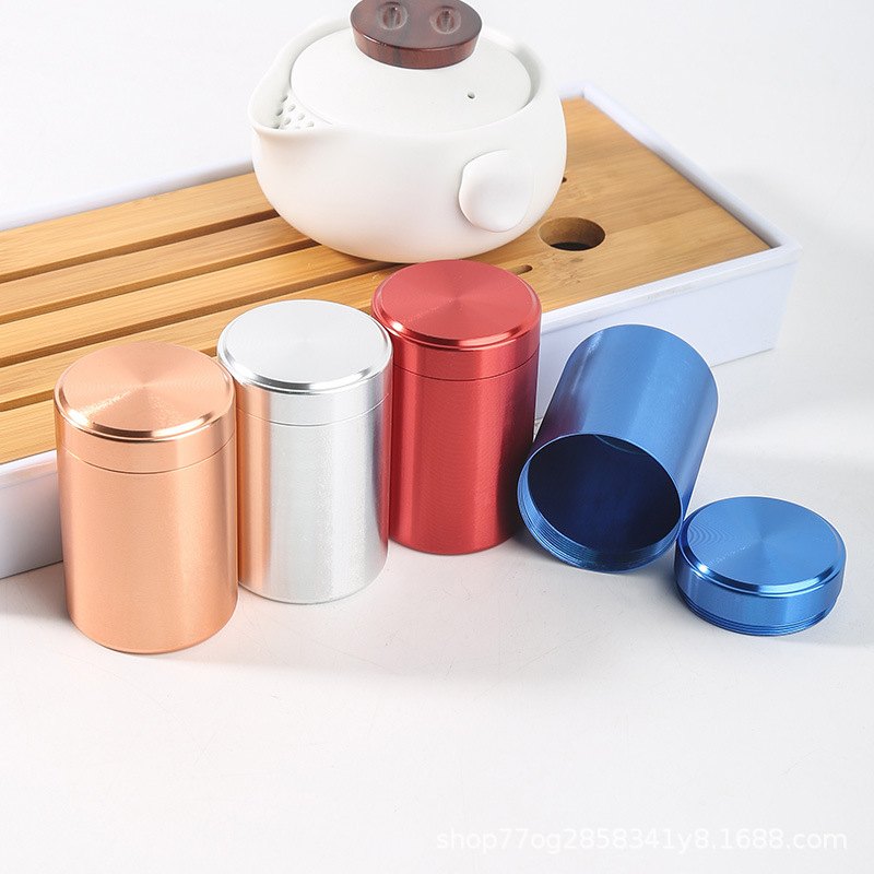 Mini boîte à thé hermétique en acier inoxydable 60 ml
