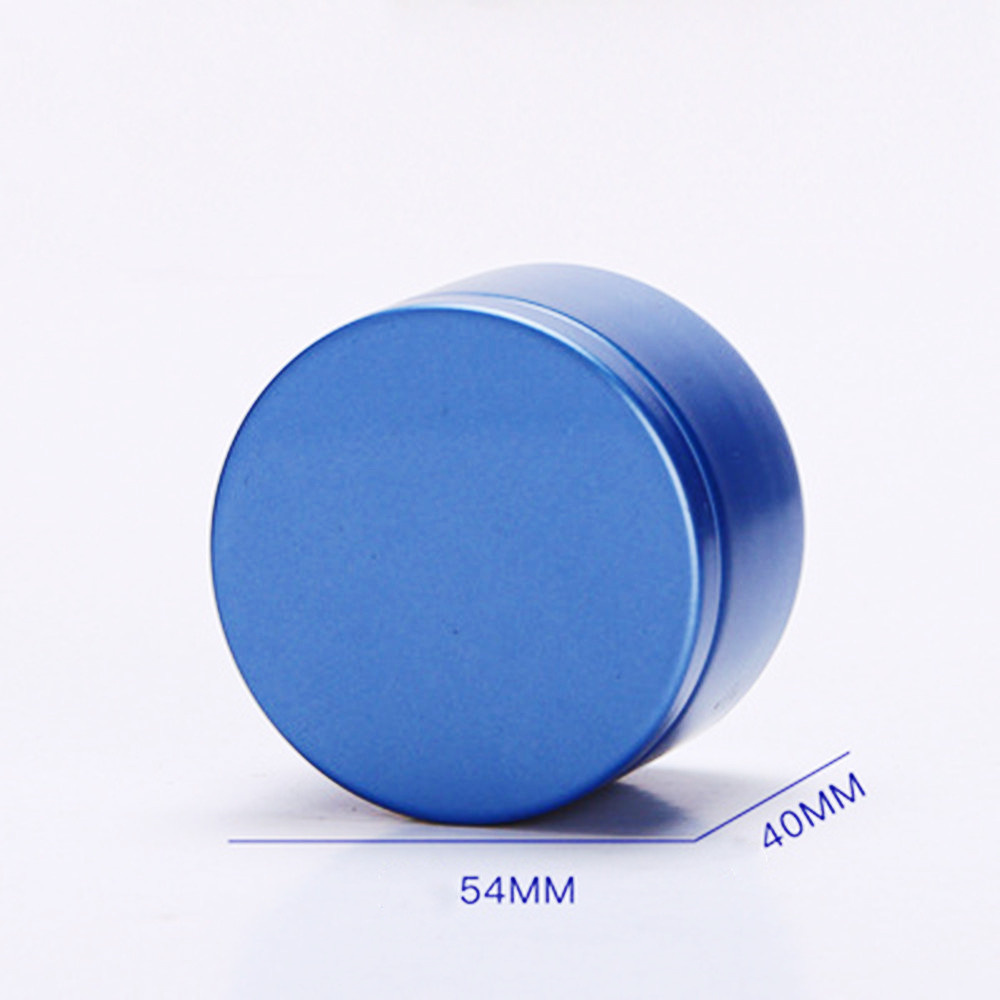 Mini contenant métallique bleu pour infusion
