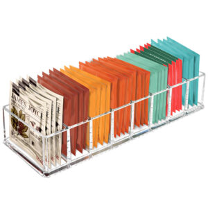 Organisateur transparent pour sachets de thé