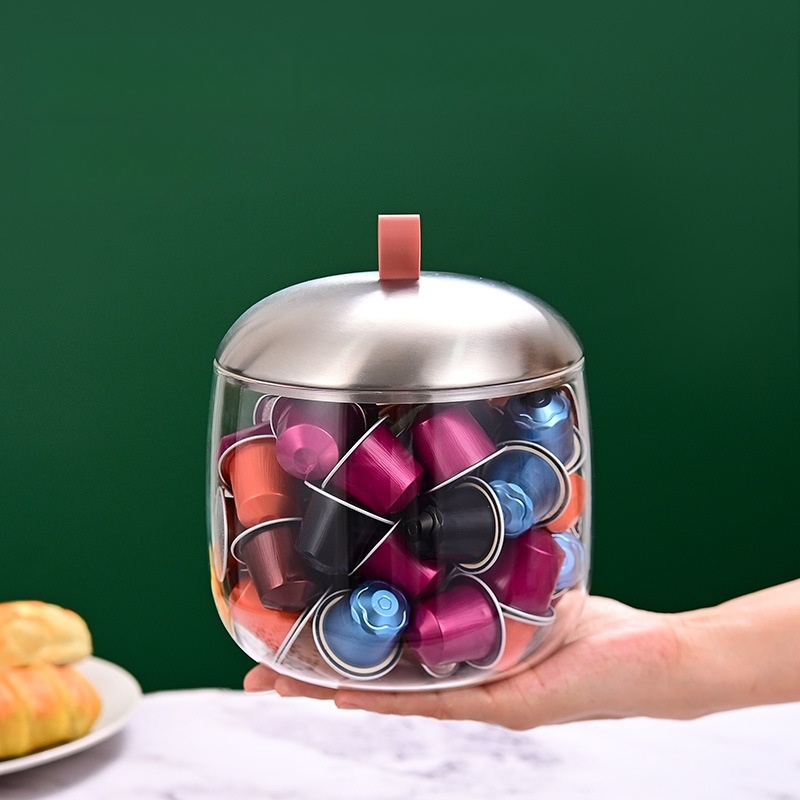Organisateur transparent pour capsules et sachets de thé