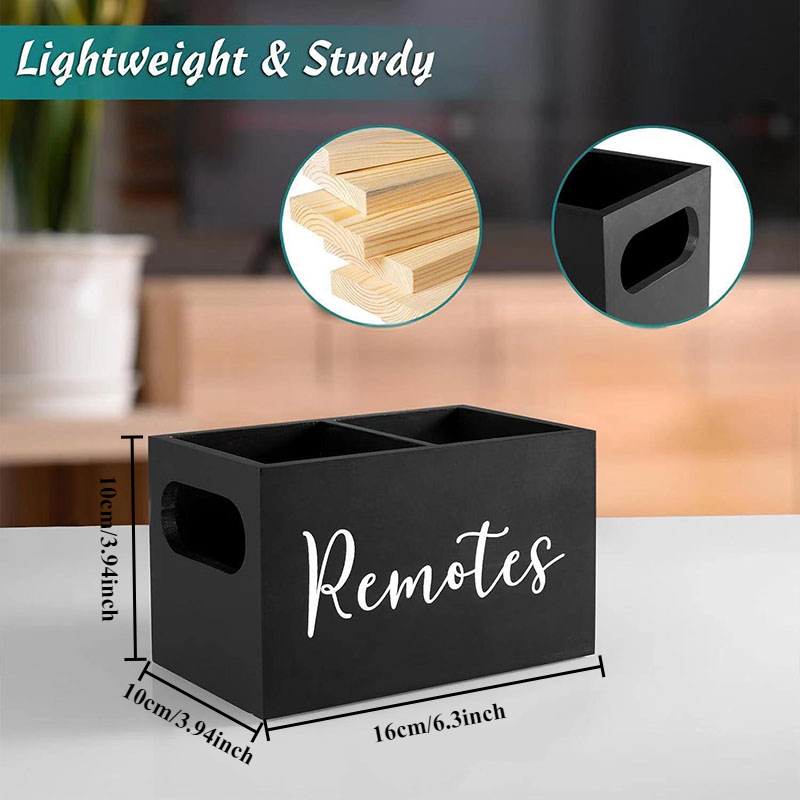 Organiseur en bois à compartiments pour sachets de thé