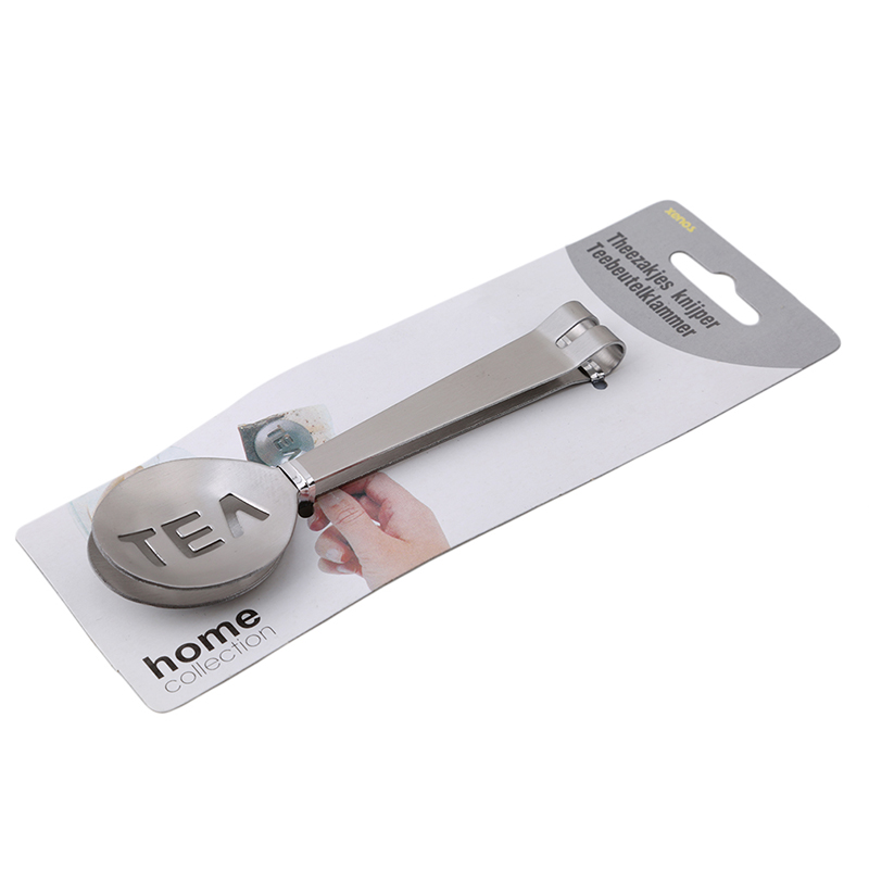 Pince inox pour sachet de thé