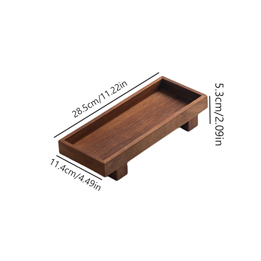 Dimensions du plateau à thé Gongfu en bois