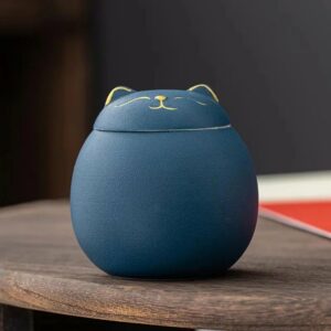 Pot à thé en céramique chat porte-bonheur format S