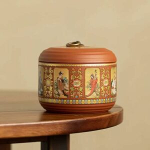 Pot à thé en céramique décor oriental