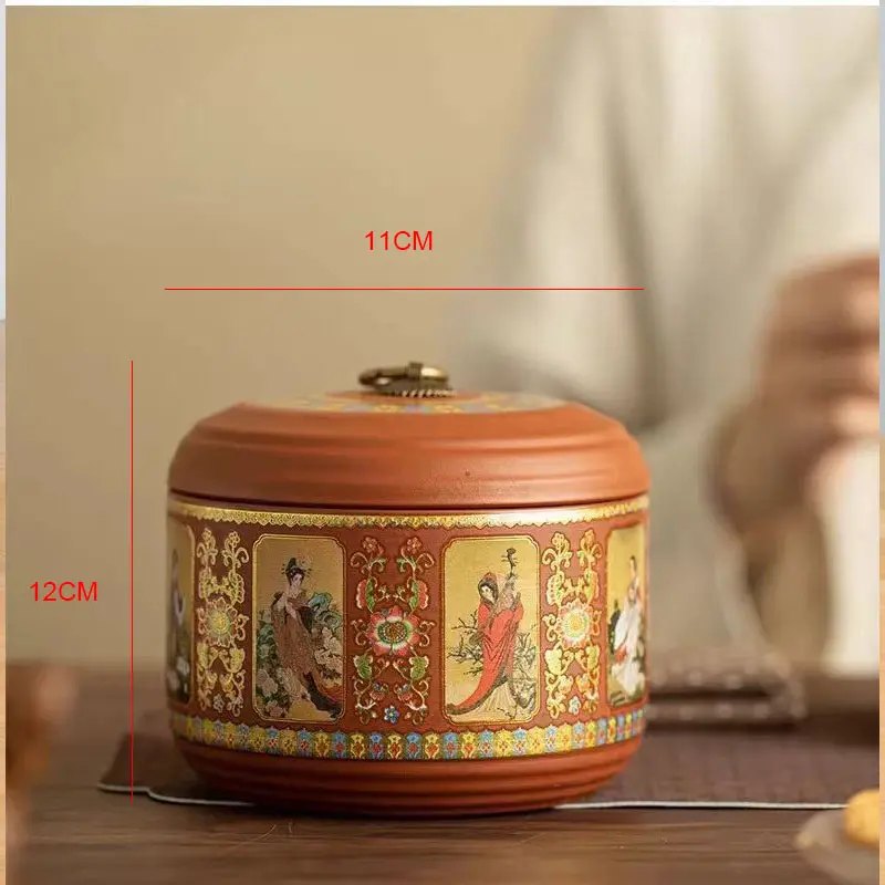 Pot à thé en céramique décor oriental