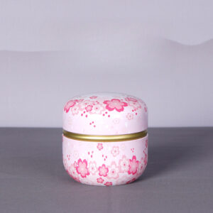 Pot à thé japonais en métal jaune à fleurs
