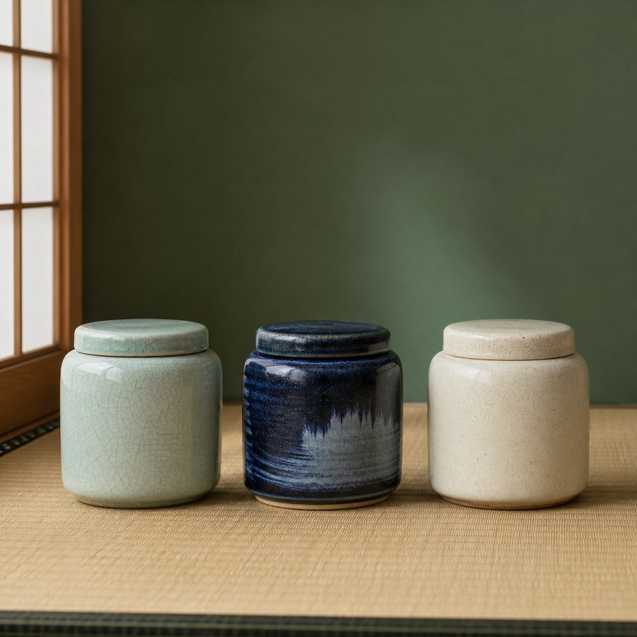 Boîtes japonaises en céramique