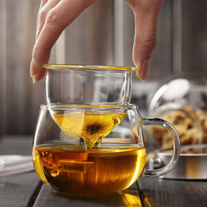 Tasse en verre avec infuseur 350 ml