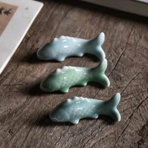 Tea pet poisson en céramique style ru kiln