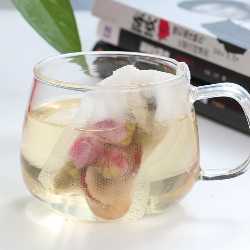 JJYY-Sachets Filtrants pour Infuseur à Thé, Sachets de Thé au Poulet avec Ficelle, Scellé, Tissu Non Tissé de Qualité Alimentaire, Livre à Épices, 100 Pièces
