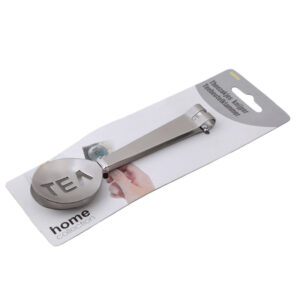 Pince à clip en acier inoxydable pour sac à thé, mini pince à sucre, support de passoire, pince anti-chaleur