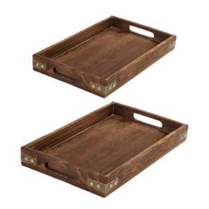 Escalette de service en bois avec poignée, bar, cuisine, salle à manger, léger, durable, rustique