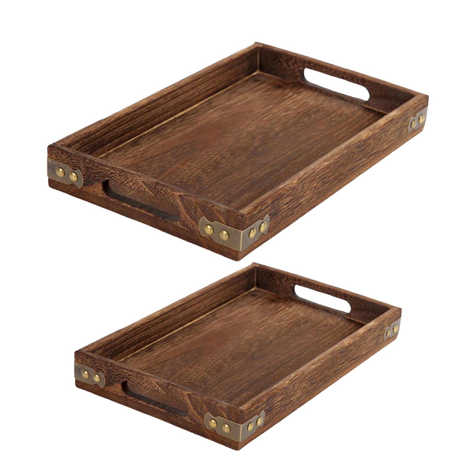 Escalette de service en bois avec poignée, bar, cuisine, salle à manger, léger, durable, rustique