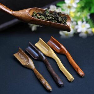 Nouveau cuillère à thé Portable Style rétro chinois cuillère accessoires cuillère à café bambou naturel Kongfu thé pelle à thé délicate