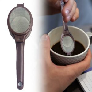 Capsule de café filtre à poudre cuillère infuseur à thé réutilisable sac de passoire à feuilles mobiles filtre à thé en maille Portable outils de café et de thé