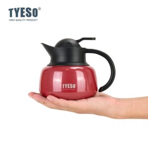 Tyeso infuseur à thé isolé en forme de citrouille Thermos en acier inoxydable théière bouteille d'eau chaude et froide infuseur amovible bouilloire domestique