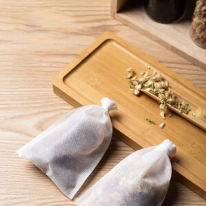 Sachets de thé jetables, 100 pièces, sacs filtrants pour infuseur à thé avec joint de guérison, filtres à épices en tissu Non tissé de qualité alimentaire
