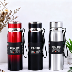 1L bouteille d'eau thermique garder la bouteille d'eau froide et chaude Thermos pour l'eau thé café flacons sous vide bouteille Thermos en acier inoxydable