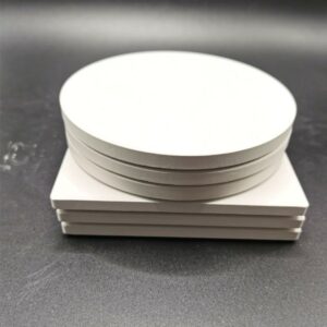 Sous-verre en céramique antidérapant, résistant à la chaleur, pour bricolage, support de tasse en verre, qualité alimentaire, décoration de table, sous-verre rond en céramique pour