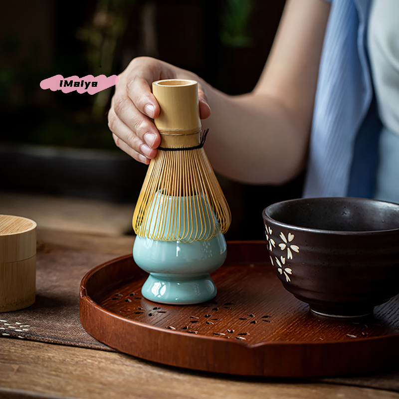Fouet à matcha - Fouet en bambou pour poudre de matcha, fouet japonais traditionnel artisanal biologique, Chasen pour un thé authentique