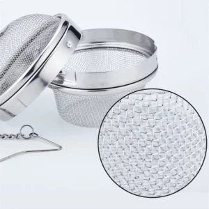 Infuseur à thé et sac d'assaisonnement en acier inoxydable, passoire boule à thé en maille, couvercle enchaîné, filtre à café, outils de cuisine